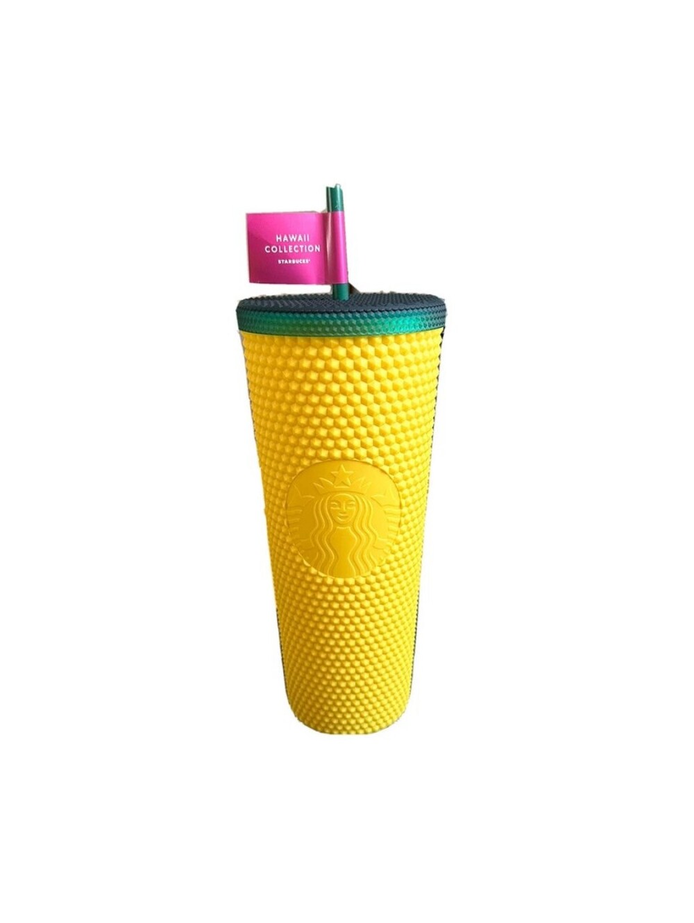 Starbucks Hawaii Exclusive Collection Matte Studded Pineapple 24oz Tumbler 